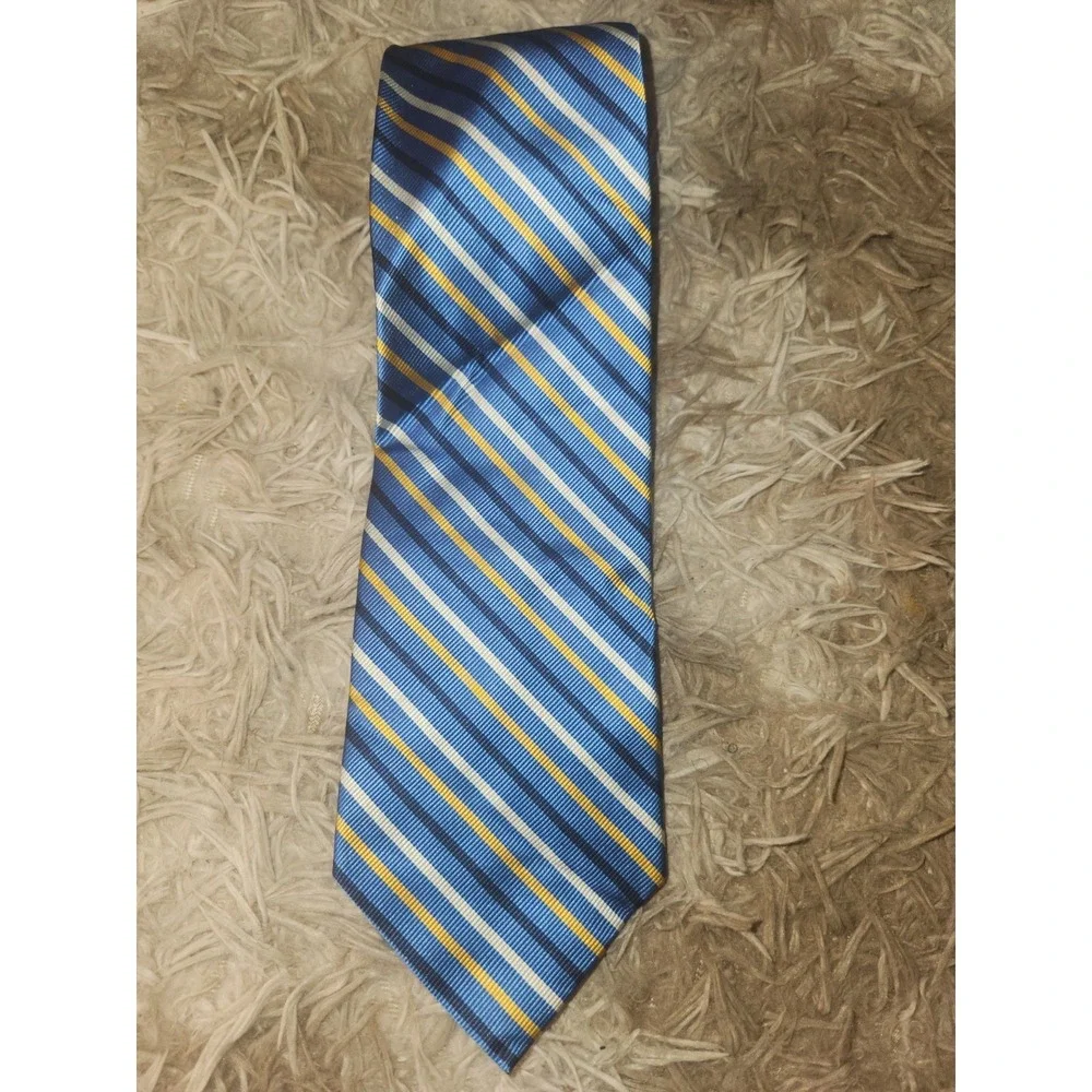 Rooster‎ 100% Silk Tie Blend Multicolor Diagonal Stripes